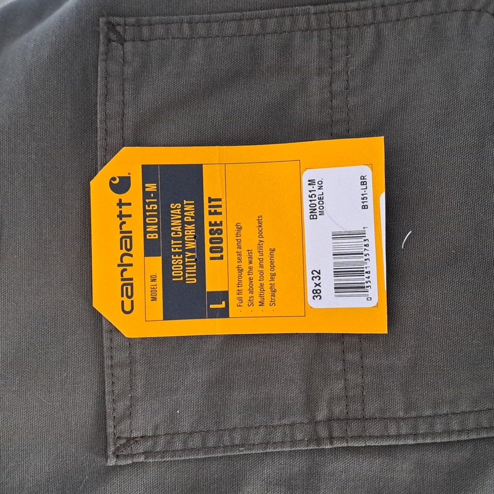 Carhartt 38/32 nwt